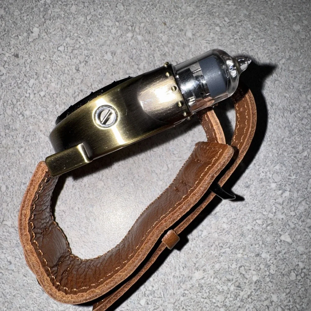 Brand New Thinkgeek TESLA WATCH Steampunk  Leather band